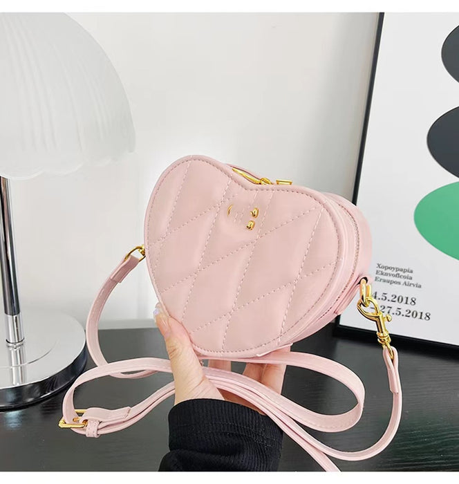 Wholesale love bag shoulder bag rhombus embroidered red envelope bag women's