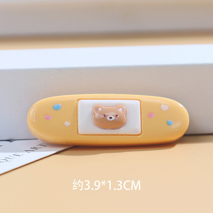 Wholesale Bear Girl Glossy Series Cream Glue Mobile Phone Case Material Stationery Box Headband Jewelry