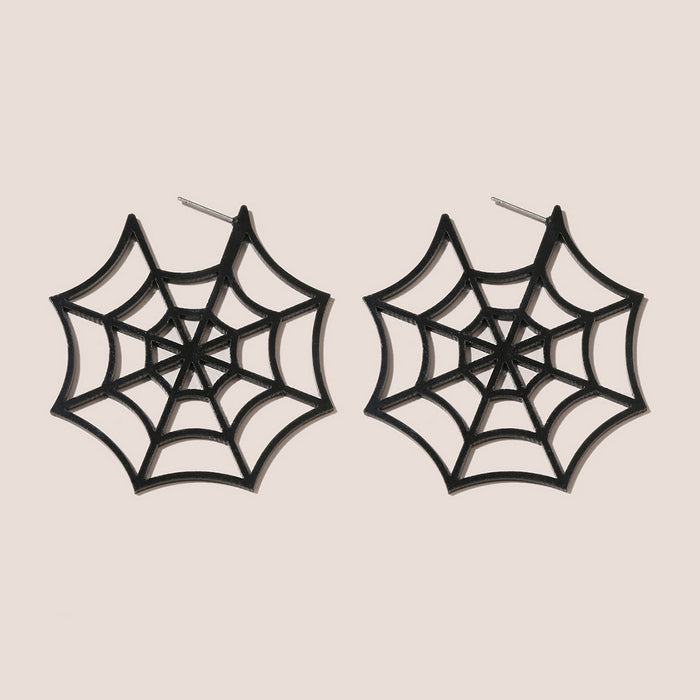 Pendientes acrílicos de Spider Series de Halloween al por mayor JDC-ES-Junjie007