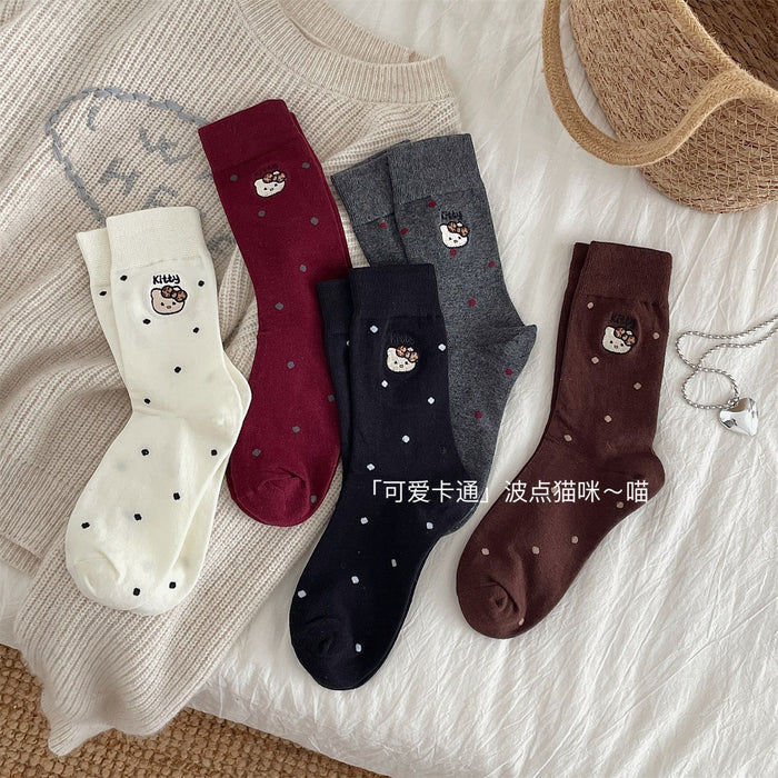 Wholesale Socks Children Anime Cartoon Women Middle Socks Cotton Socks