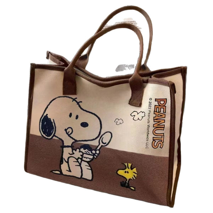 Wholesale Printed cartoon canvas large capacity tote bag/ handbag