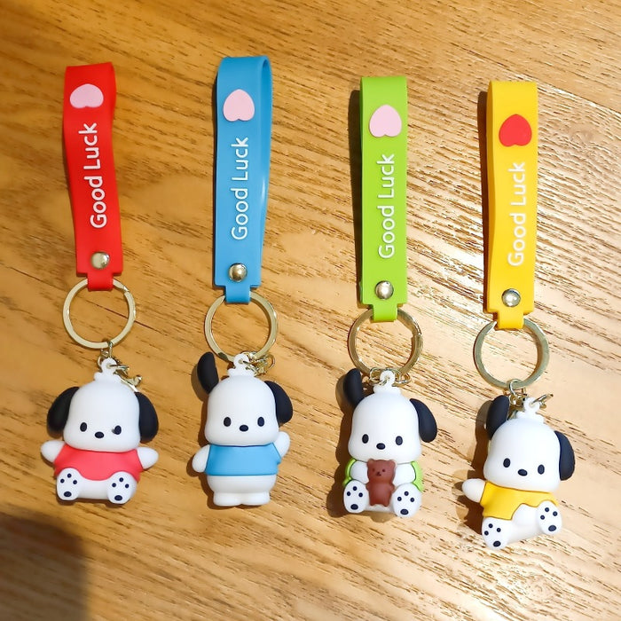 Wholesale Cute 3D Doll Silicone Keychain JDC-KC-MingT149