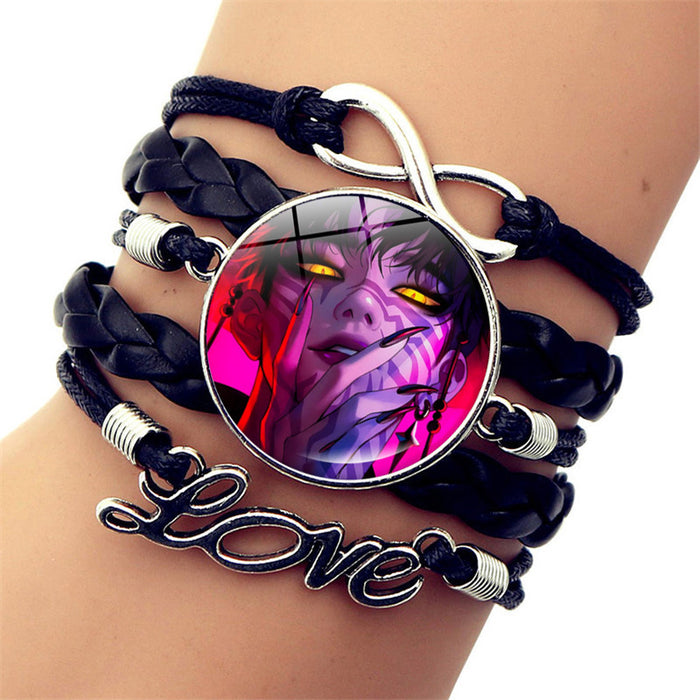 Wholesale K-POP Bracelet for Women,  Anime Cartoon Merchandise Leather Accessories