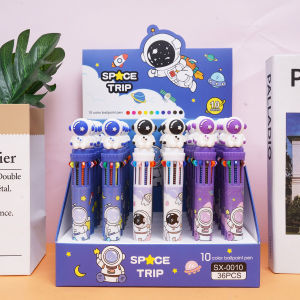 Wholesale Cute Cartoon 10-Color Ballpoint Pen for Students