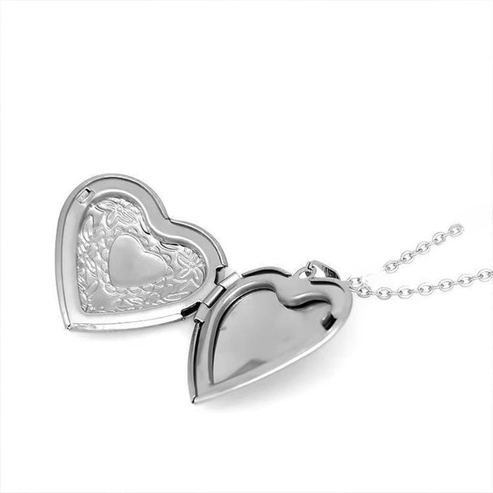 Wholesale Stainless Steel Unique Heart-shaped Pattern Openable Frame