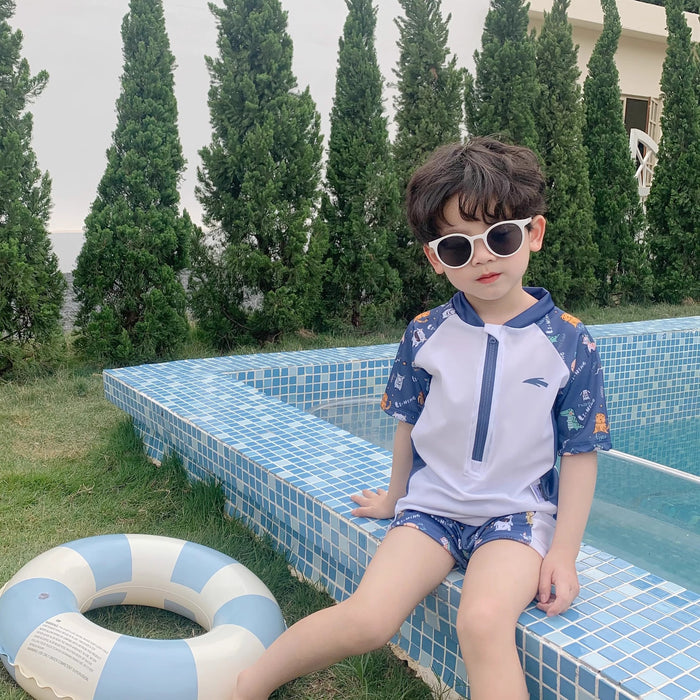 Wholesale Children's swimsuit, boys' split swimsuit, hot spring new swimsuit equipment, baby quick drying swimsuit