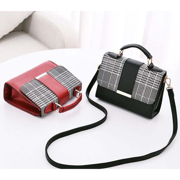 Wholesale PU Trendy Fashion Contrast Color Shoulder Bag JDC-SD-Longy001