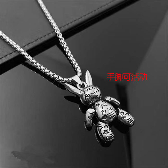 Wholesale Titanium Steel Alloy Pendant Necklace JDC-NE-DanY007