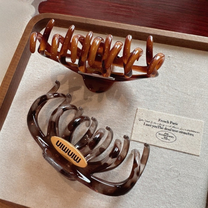 Wholesale Pumpkin Oval Hairpin Clip Hair Grab Hair Shark Clip Hair Accessories