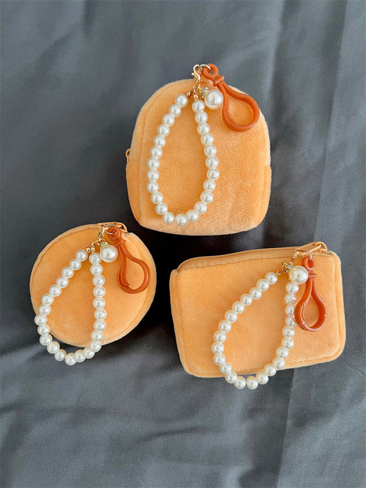 Wholesale Portable bear-shaped plush wallet