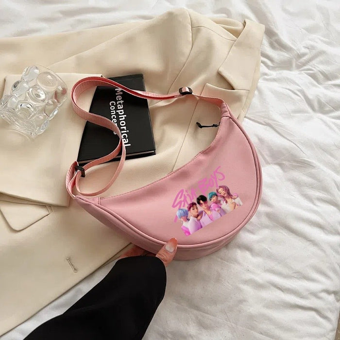 Wholesale Cartoon print lightweight simple nylon crossbody bag Shoulder Bags