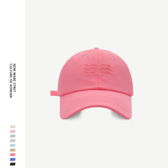 Wholesale Big head circumference quick drying baseball cap new style enlarged and widened letter embroidered duckbill cap men's trend