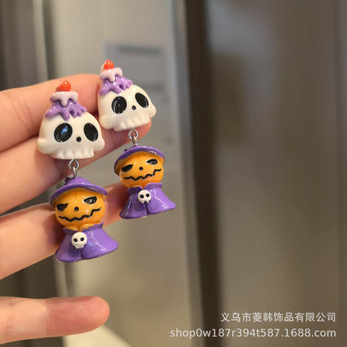 Wholesale  cute cartoon ghost pumpkin earrings