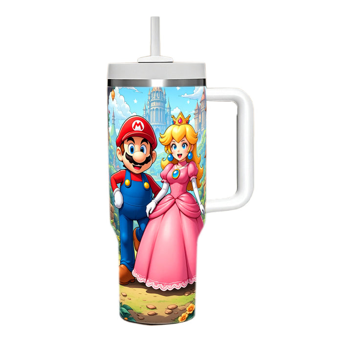 Wholesale 40oz Car Cup  Cartoon Stainless Steel  ice bullies cup Tumbler Thermos Cup