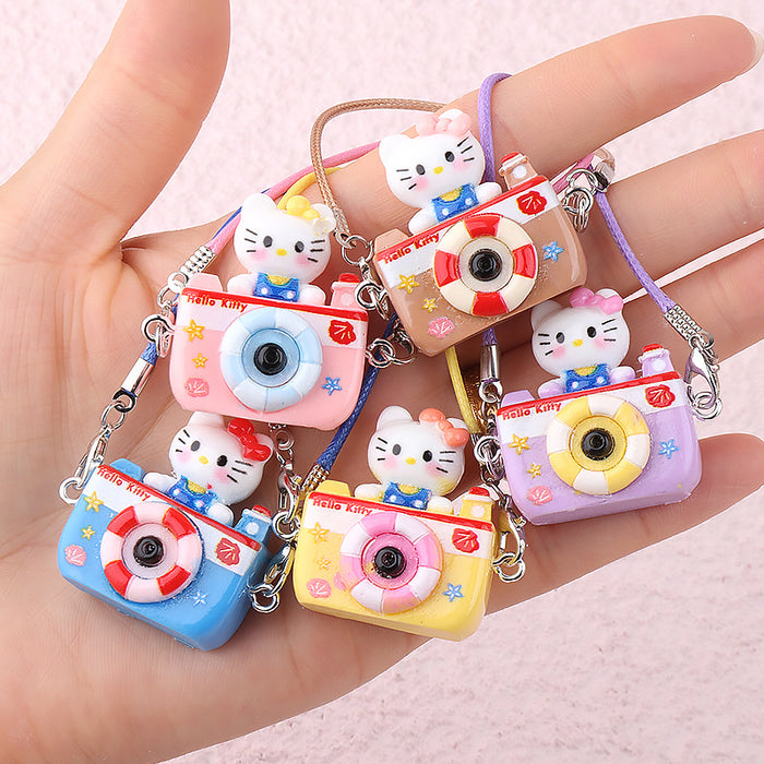 Wholesale Cute Cartoon Small Camera Pendant Accessories Keychains