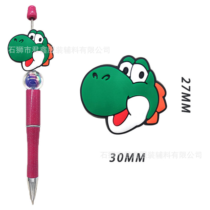 Wholesale Pen Beads PVC Double-sided Beads Ballpoint Pen Beads