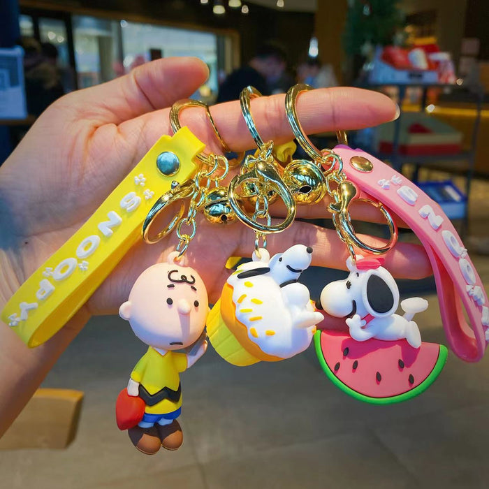 Wholesale Cartoon Silicone Doll Keychain JDC-KC-MingT174