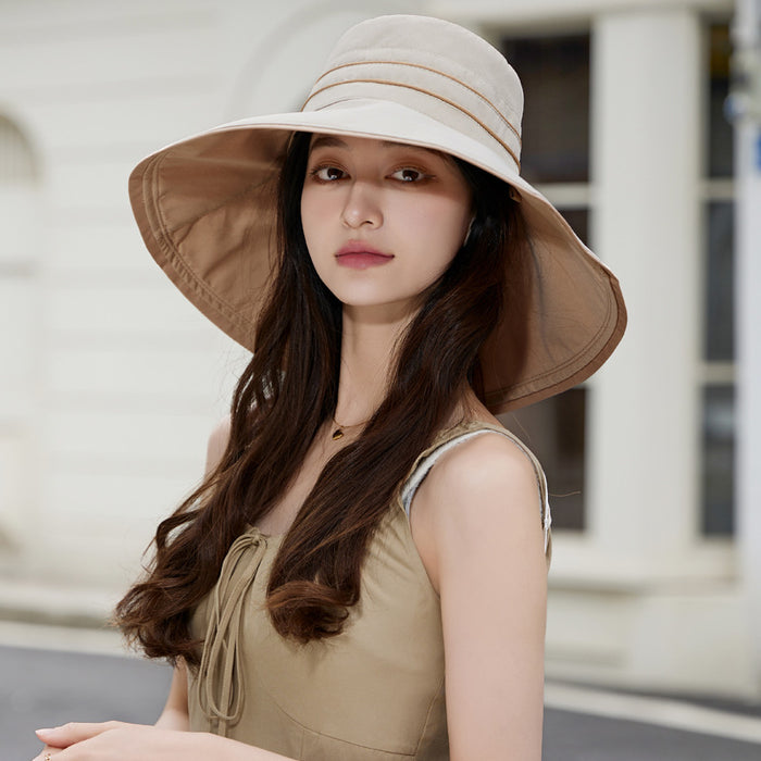 Wholesale New sunshade and sun protection hat for outdoor travel with UV protection big brim