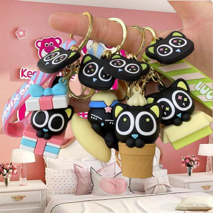 Wholesale Silicone Cartoon Doll Keychain JDC-KC-MingT203