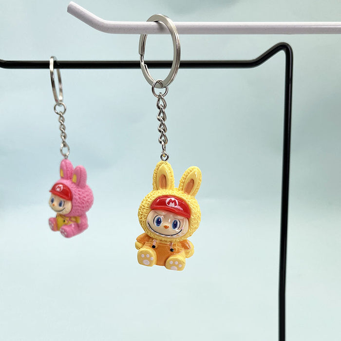 Wholesale Cute cartoon pendant doll small accessory keychain