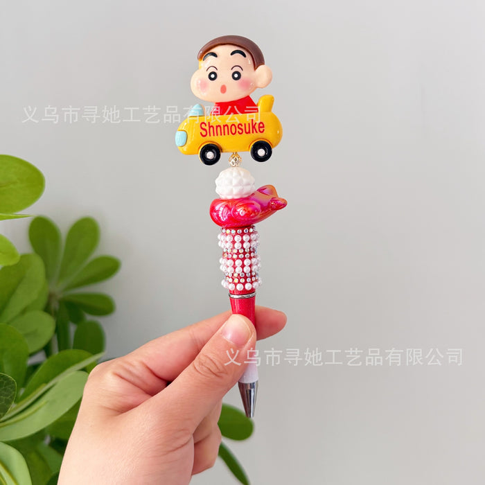 Wholesale Beaded Cartoon Rotating Ballpoint Pen