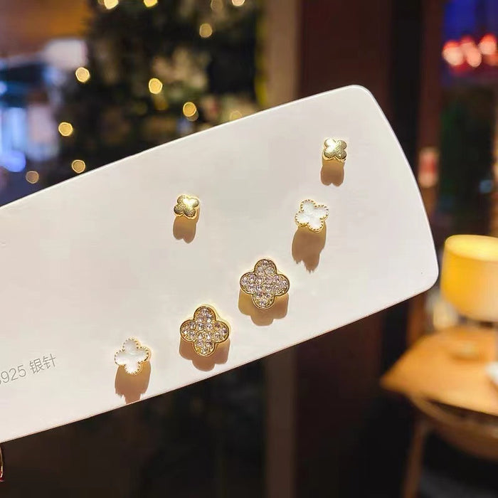 Wholesale Silver Needle Premium Earnail Set with Simple Earrings for Women, Exquisite and Versatile, Compact and New Style Earrings