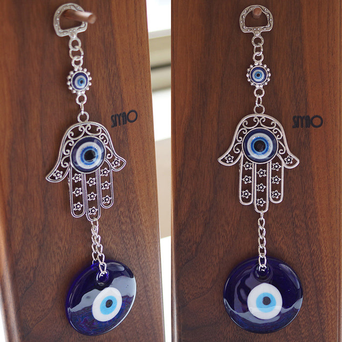 Wholesale Devil Eye Glass Keychain JDC-KC-JHQM003