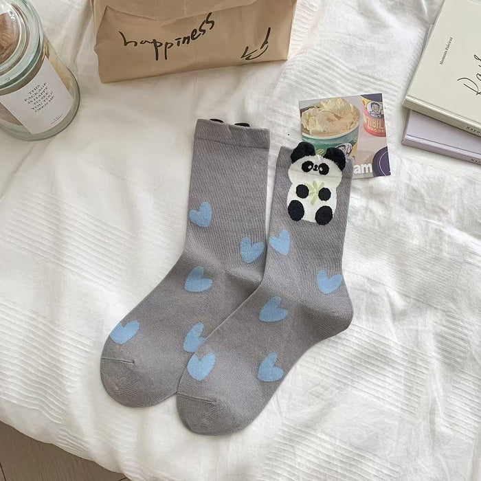 Wholesale Animal Socks Spring Versatile Mid Socks