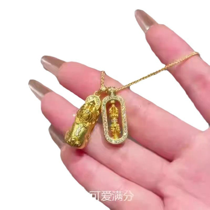 Wholesale Gold pendant necklace, high-end clavicle chain