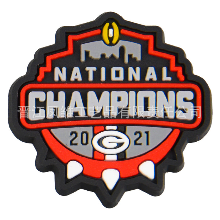 Wholesale 50pcs Rugby Series Shoes Charms detachable