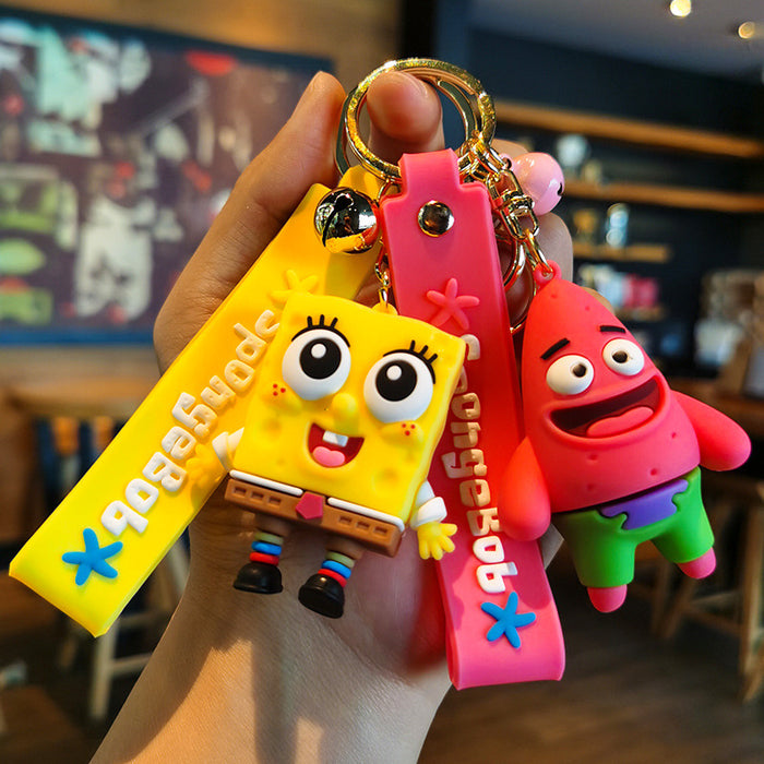 Wholesale Cartoon Doll Silicone Keychain JDC-KC-Tingm242