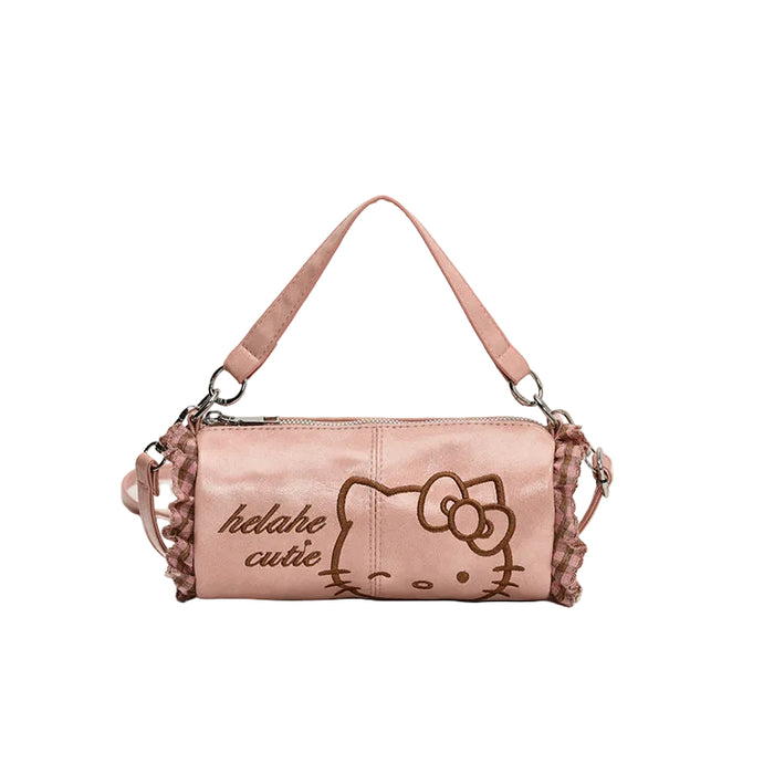 Wholesale Cute cartoon embroidered shoulder bags with a handle.
