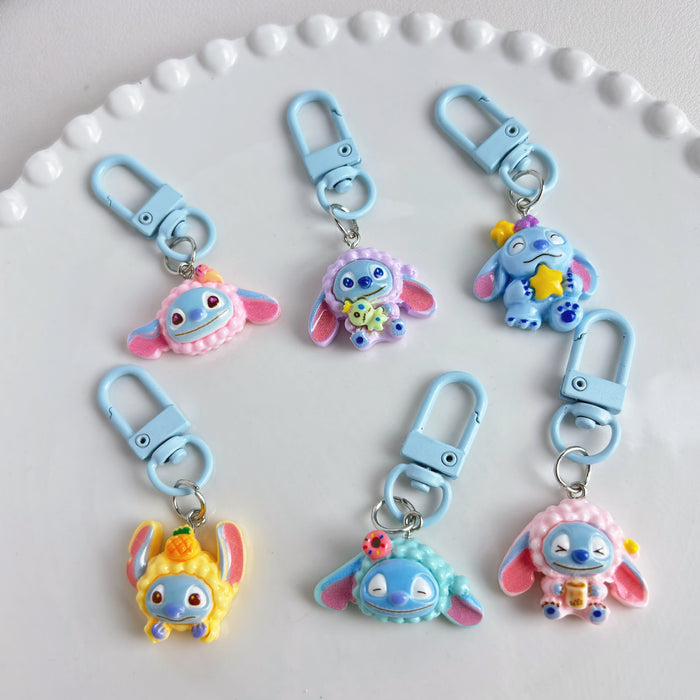 Wholesale Cute bell keychain soft and cute girly bag pendant best friend gift accessories