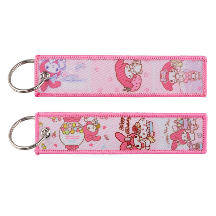 Wholesale Cartoon Cute Woven Label Lanyard Keychain JDC-KC-KKX010