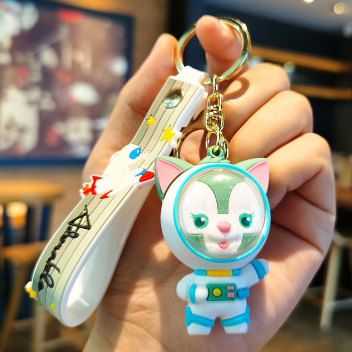 Wholesale Silicone Cartoon Doll Keychain JDC-KC-Tingm154