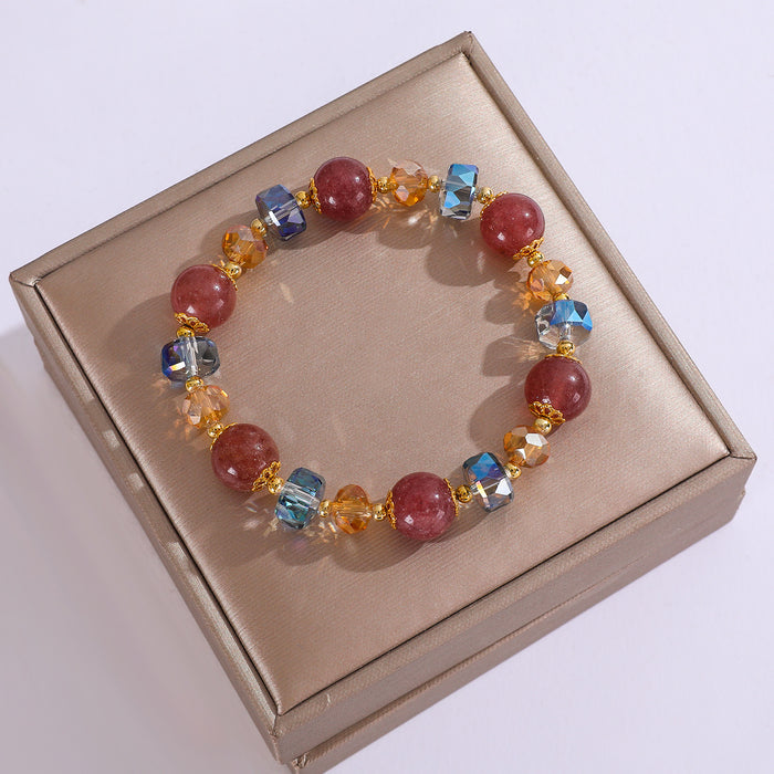 Wholesale Colorful flower bracelet, fashionable and versatile, natural