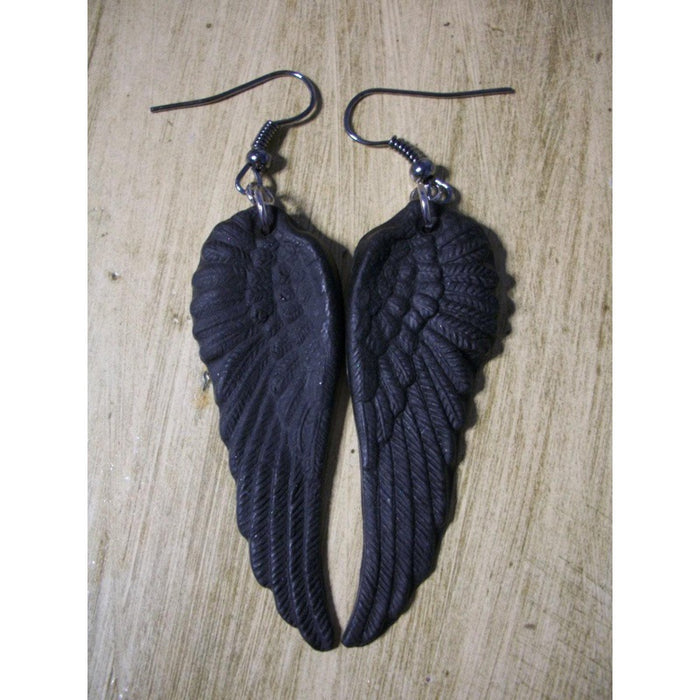 Wholesale fashion new wings pendant earrings black devil wings earrings earrings