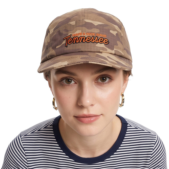 Wholesale Trendy Lightweight Plaid Camouflage Baseball Cap with Letter Embroidery Summer Street Fashion Accessory
