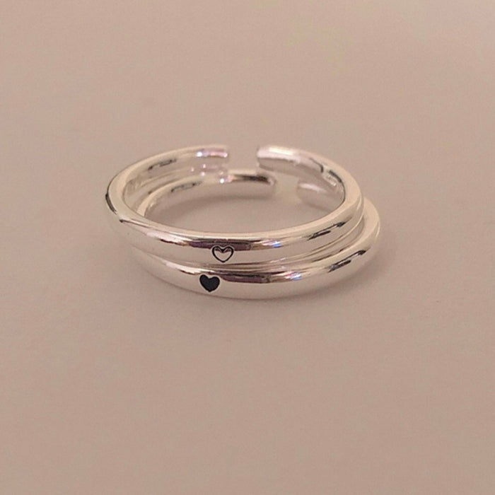 Wholesale Minimalist ring, pure silver open ring, fashionable and luxurious