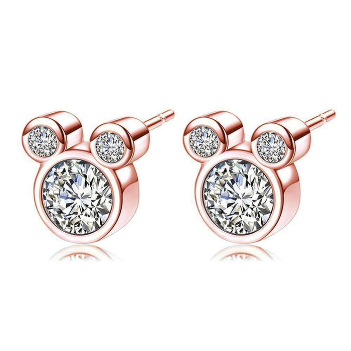 Wholesale Sparkling Zircon Silver Ear Nail Ear Jewelry