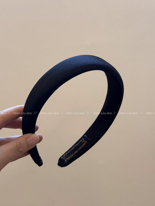 Wholesale Satin headband, new style, wash face headband, stylish and stylish, pressed hair, simple headwear