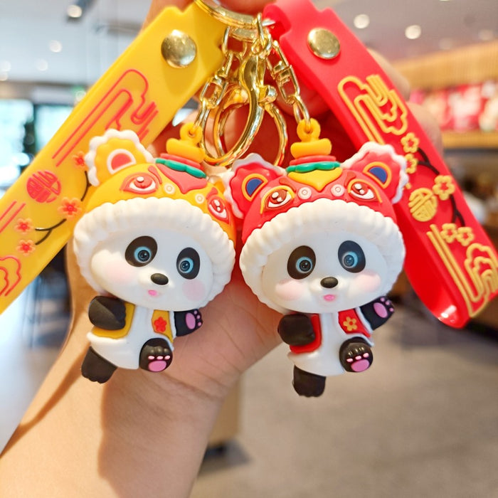 Wholesale Cute 3D Doll Silicone Keychain JDC-KC-MingT133