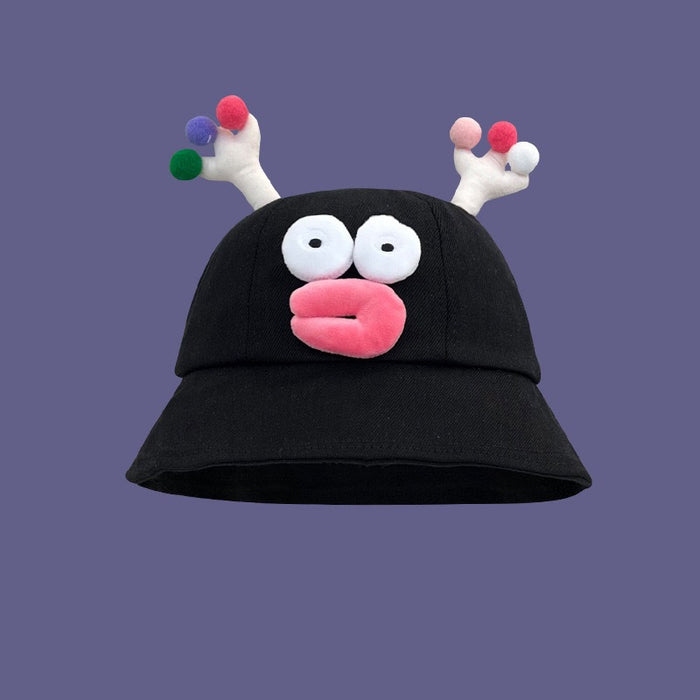 Wholesale Cute sunscreen basin hat, new cartoon fisherman hat