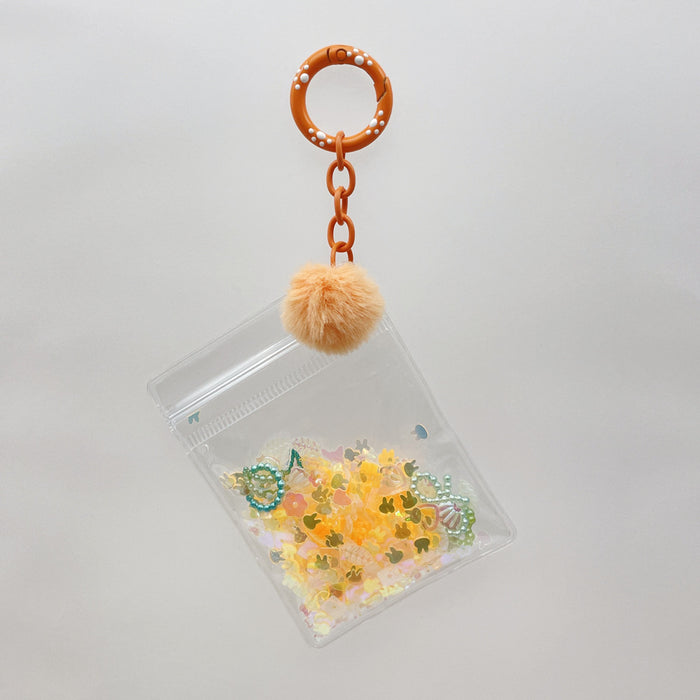 Wholesale transparent thick cute key chain pendant accessories