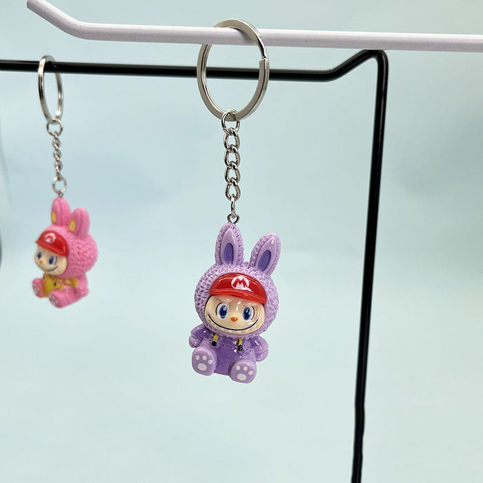Wholesale Cute cartoon pendant doll small accessory keychain