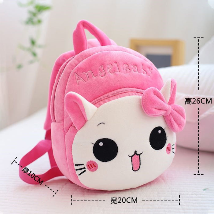 Wholesale Baby Schoolbag 1-6 Years Old Kindergarten Cute Girls Boys Cartoon Shoulder Backpack