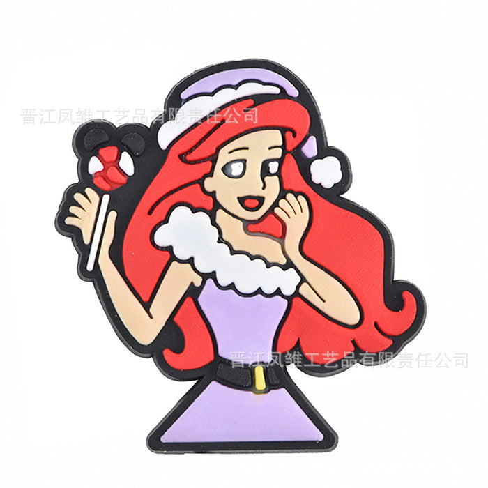 Wholesale 50pcs Christmas Shoes Charms  soft rubber shoes accessories decoration