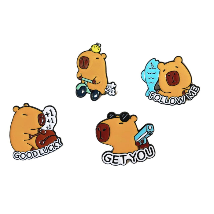 Wholesale Brooch Cute Dolphin Creative Versatile Metal Badge Bag Clothing Accessories