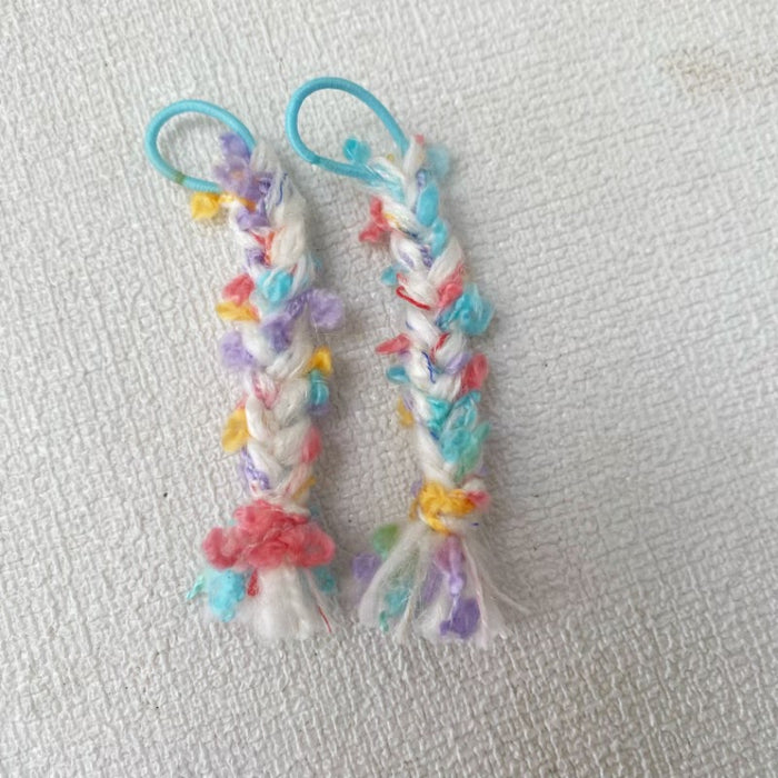 Wholesale Multi-color yarn braided braids for dolls