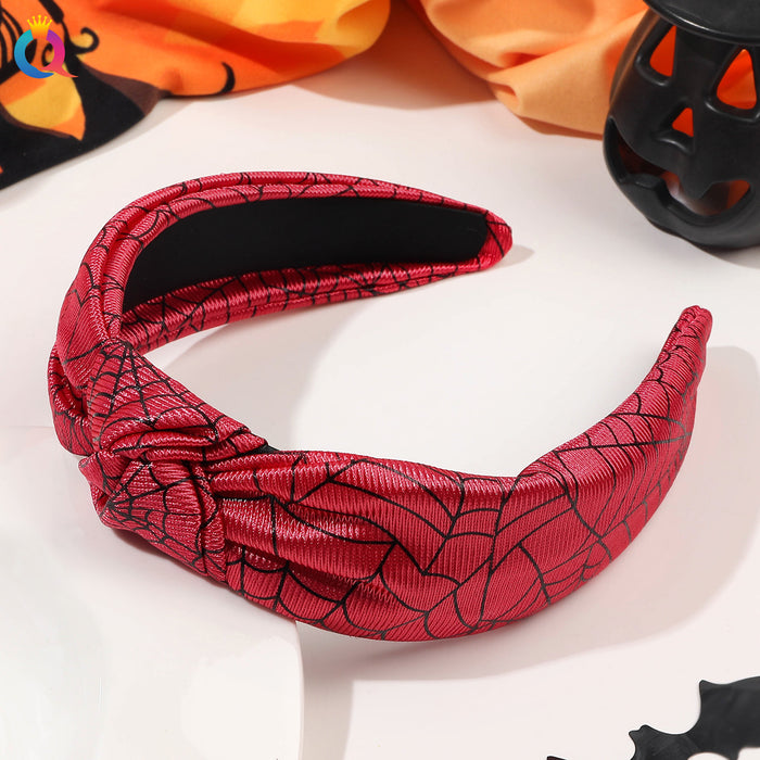 Wholesale Halloween Fabric Diamond Pearl Headband JDC-HD-HengX005